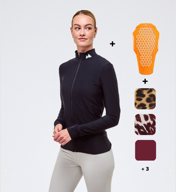 Starterset Rugbeschermer en twee skipullies voor Dames