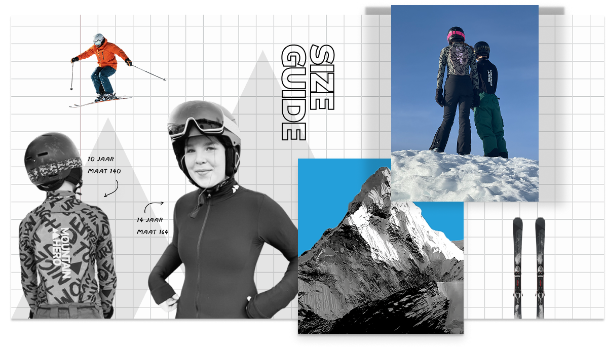 Maatvoering Mountain Hero Rugbeschermer kids, dames en heren
