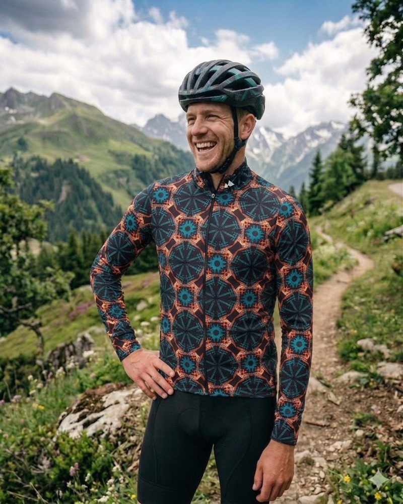 Mountain rebel fietsjacket mountainbike wielrennen en gravelbike heren 