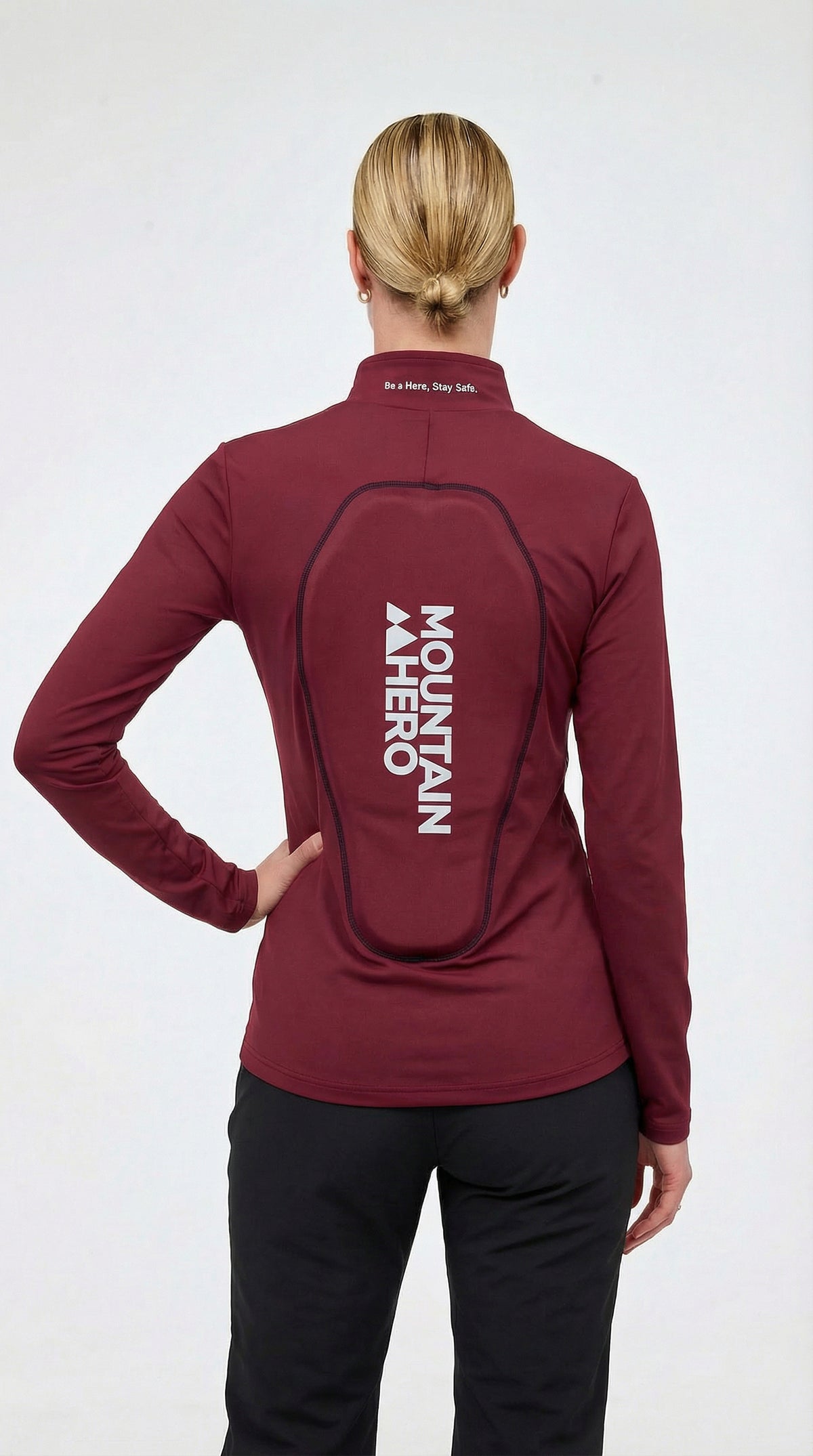 Skipully Burgundy Warmth back