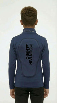 Skipully met rugbeschermer Nothern Navy kids achter 