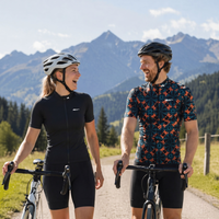 fietsshirt met rugbeschermer dames en heren met rugbeschermer